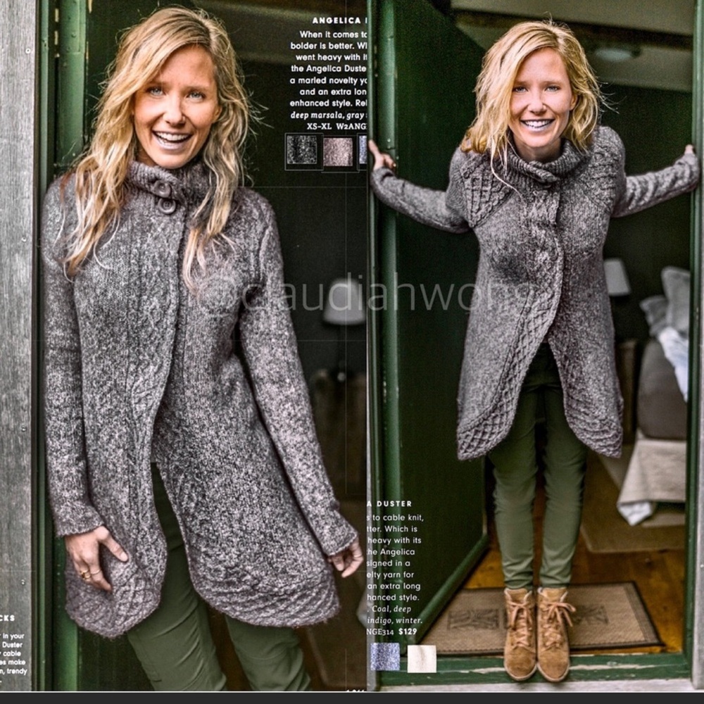 Prana Charcoal Angelica Cardigan